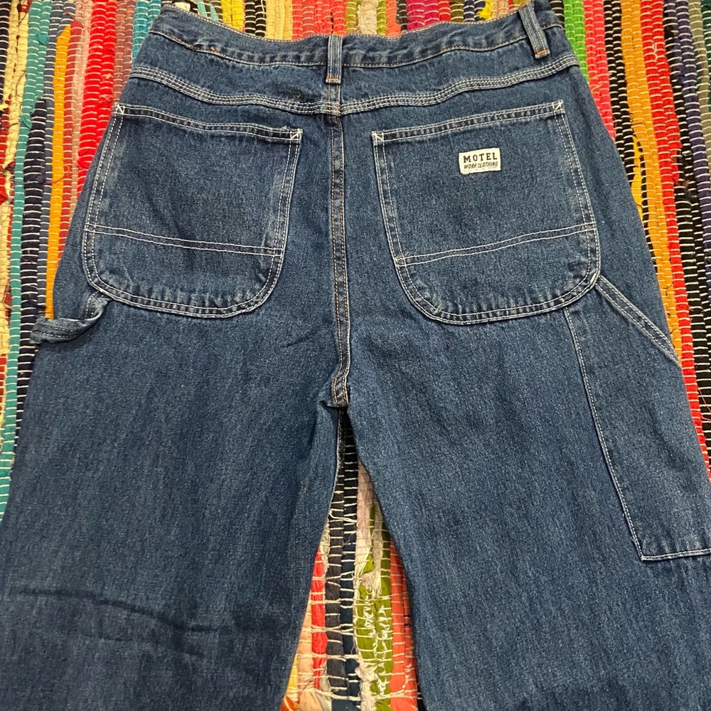 Dark wash motel carpenter jeans